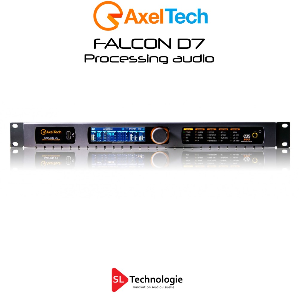 Falcon D7 Processeur Audio 5 Bandes Axel Tech