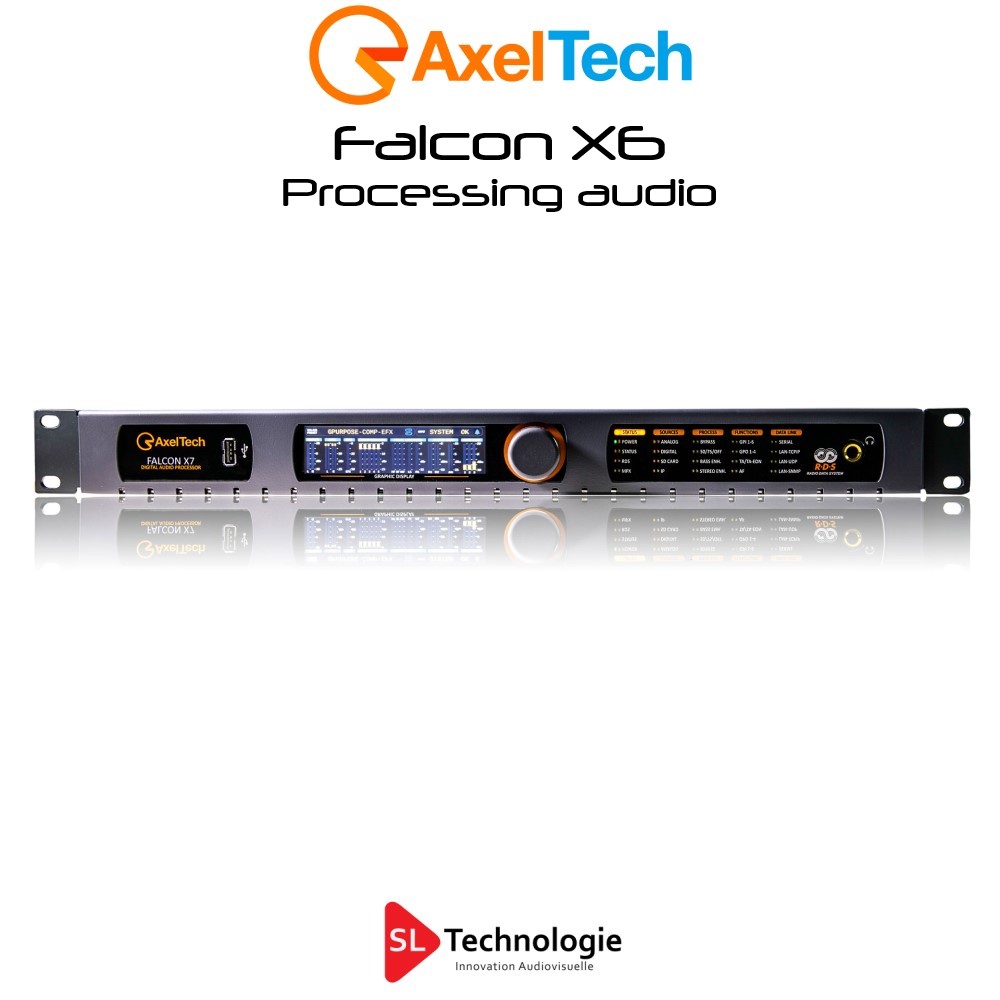 Falcon X6 Processeur audio 5 bandes Axel Tech