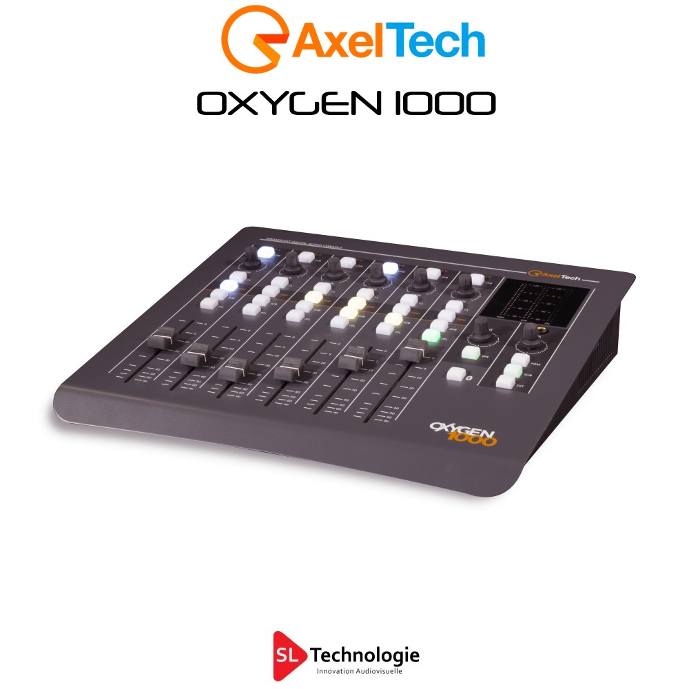 OXYGEN 1000 Bluetooth Axel Tech Console Numérique de Radio Diffusion