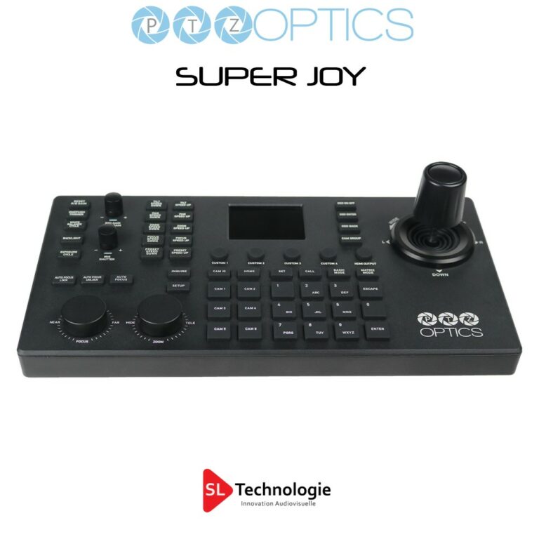 Paquete de controlador y montura IP PTZOptics 20x-SDI Gen2 + PT-JOY-G4