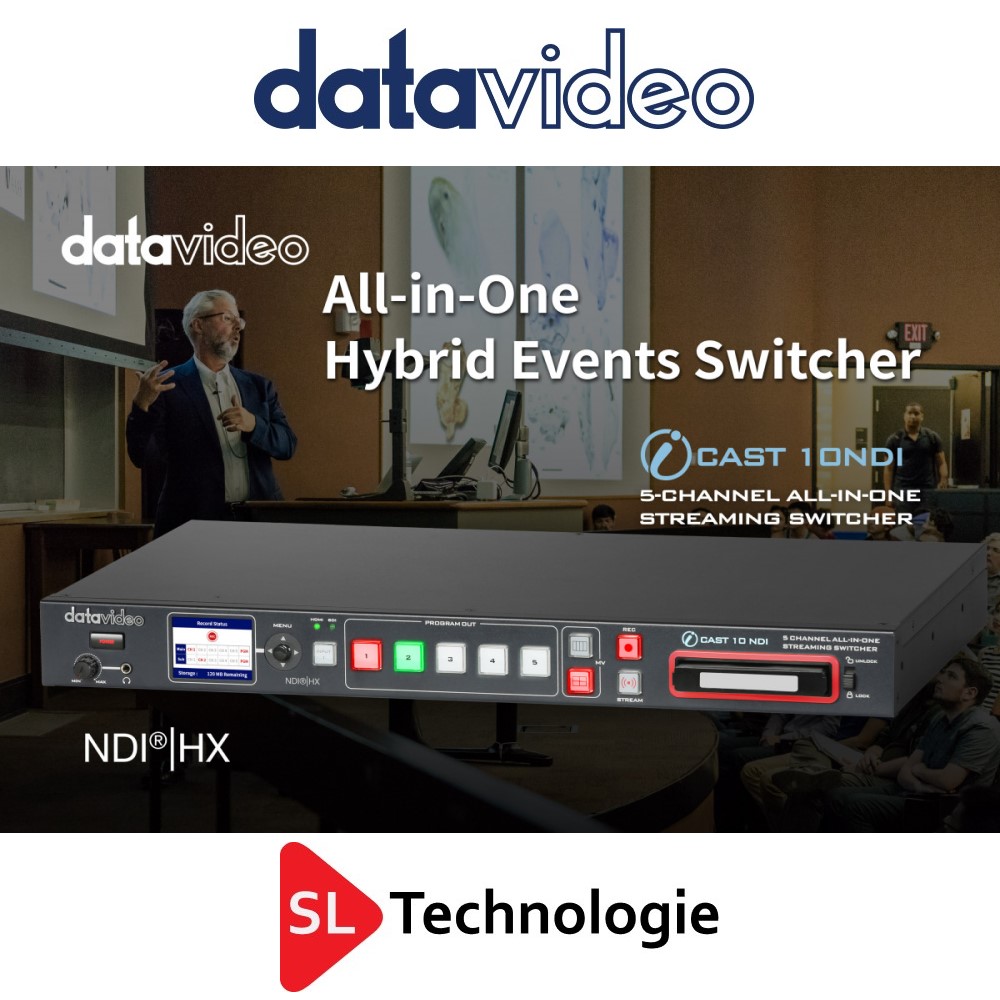 You are currently viewing iCAST 10 NDI Datavideo – Nouveau mélangeur vidéo