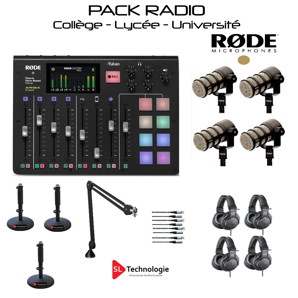 Pack Equipement Audio Studio Radio Collège Lycée Université