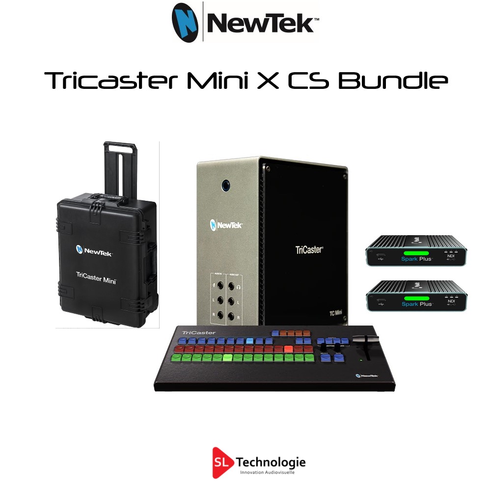 Tricaster Mini X Hdmi NewTek CS Bundle