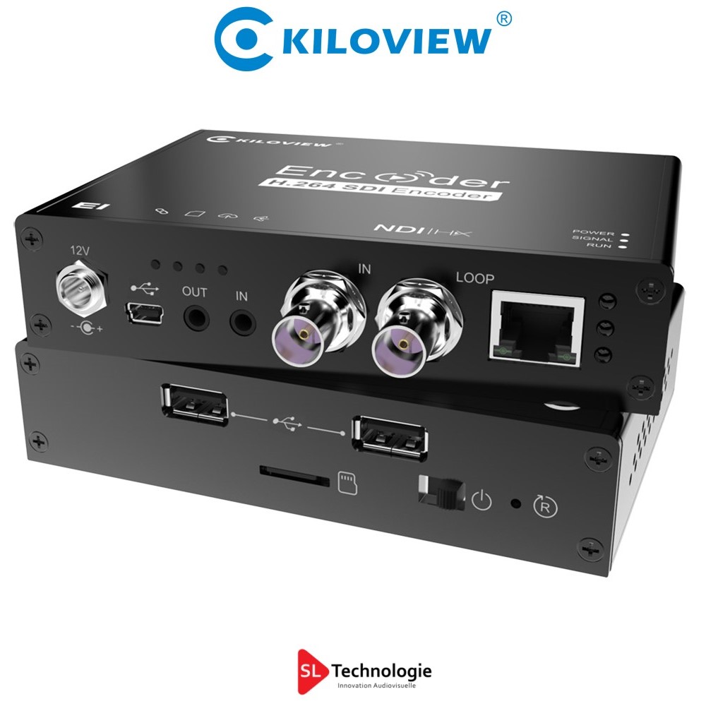 E1s Kiloview Encodeur vidéo filaire E1-s NDI H.264 HD SDI vers NDI