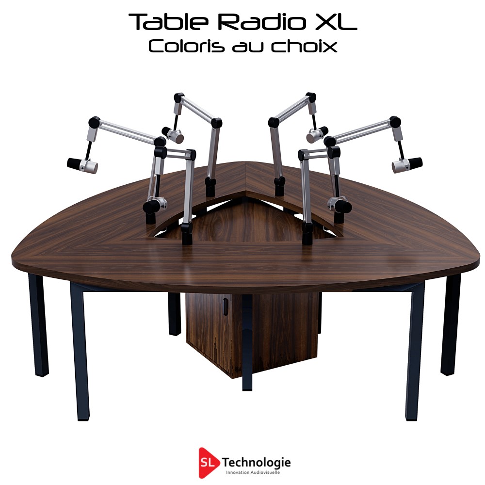 Table Radio XL 6 Personnes hauteur 751mm