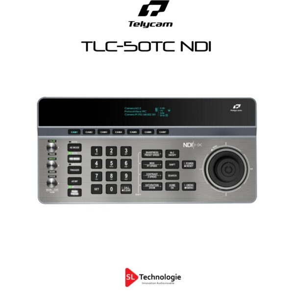 Contrôleur PTZ Pour Caméra Réseau – Joystick 4D, POE, Ethernet – Neuf
