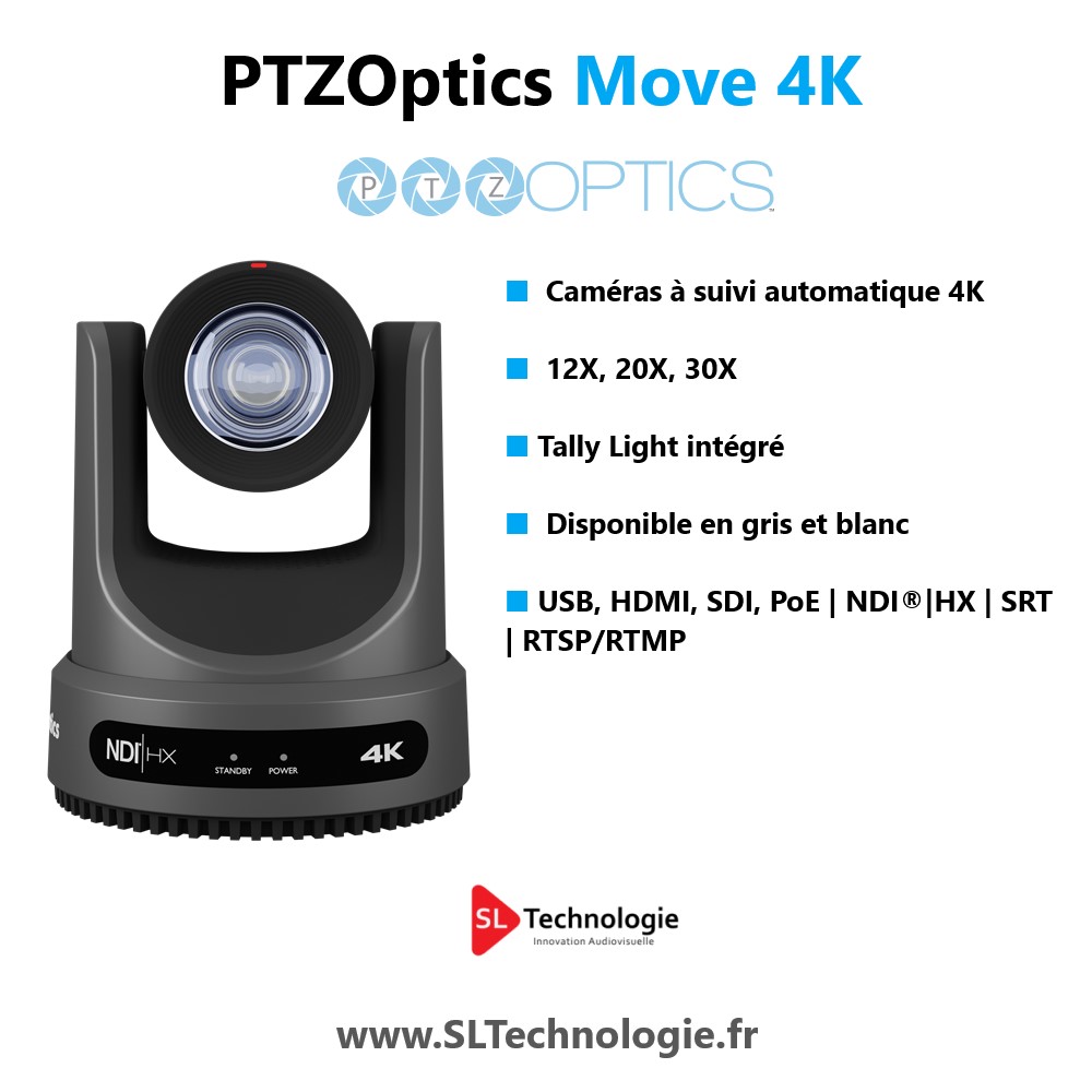 Lire la suite à propos de l’article PTZOptics Move 4K