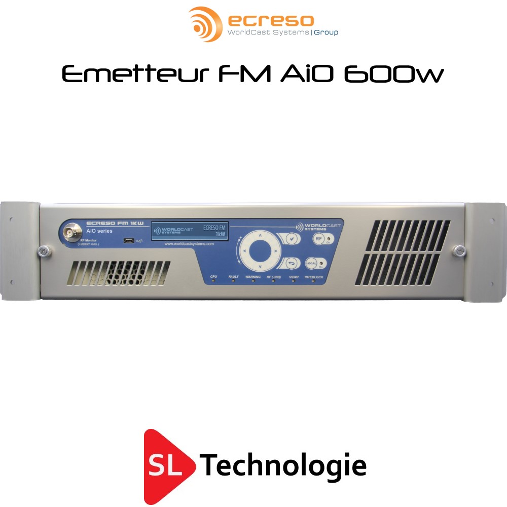 Emetteur FM ECRESO FM 600w – AiO Series