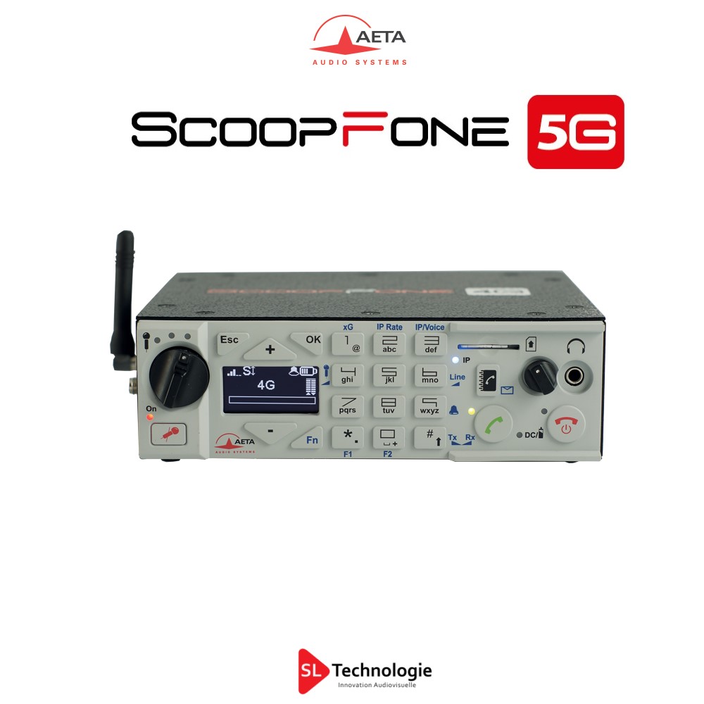 ScoopFone 5G AETA Codec IP Audio Mobile