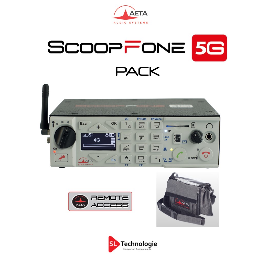 ScoopFone 5G AETA Codec IP Audio Mobile – Pack –