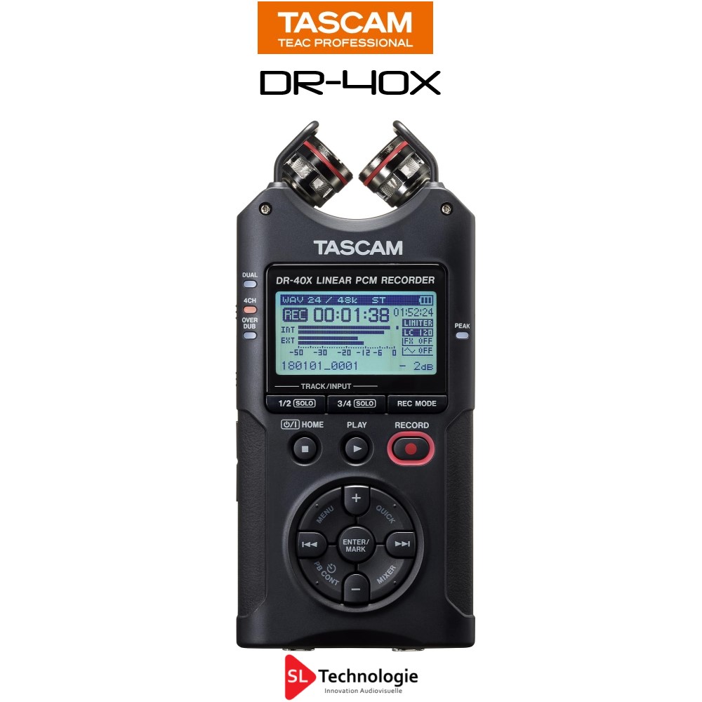 DR 40X Tascam Enregistreur Numérique Portable