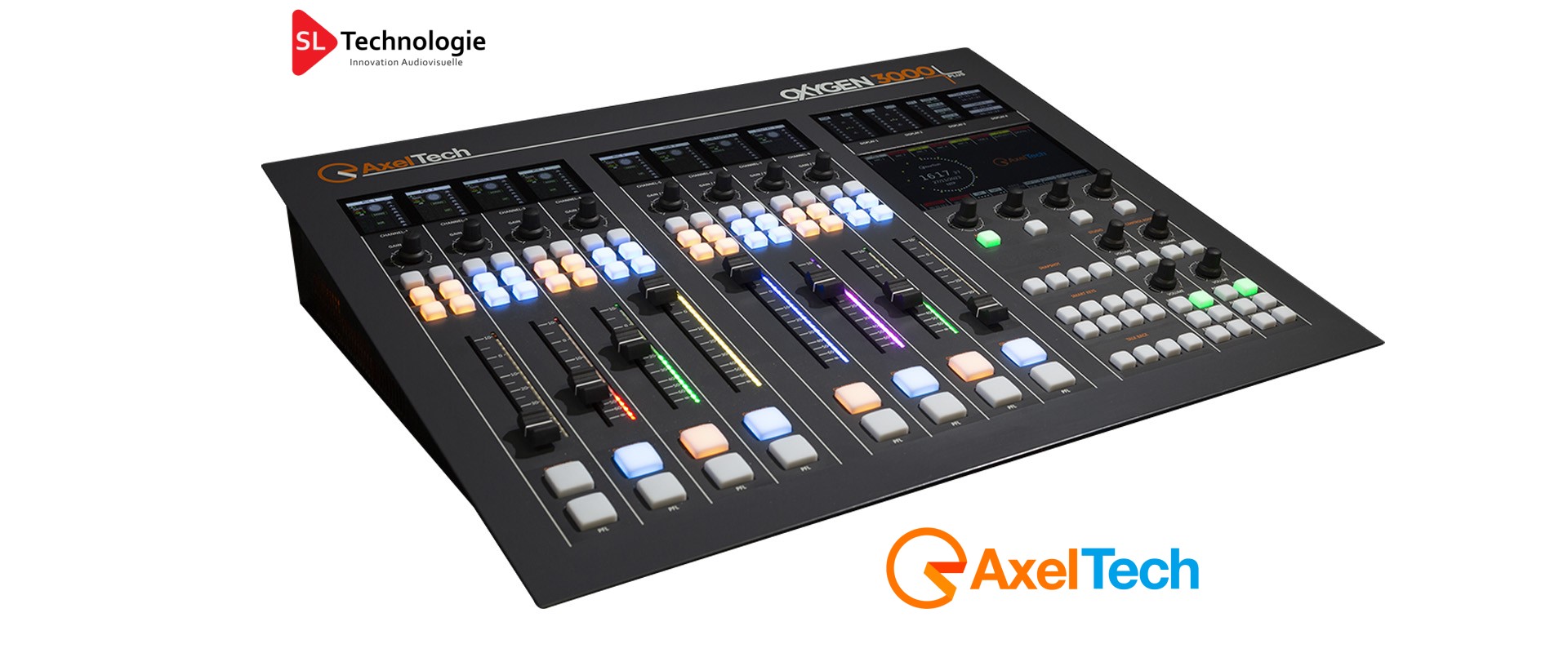 OXYGEN 3000 PLUS 8F-1AIO 32 Canaux DANTE/AES67 Axel Tech – Image 7