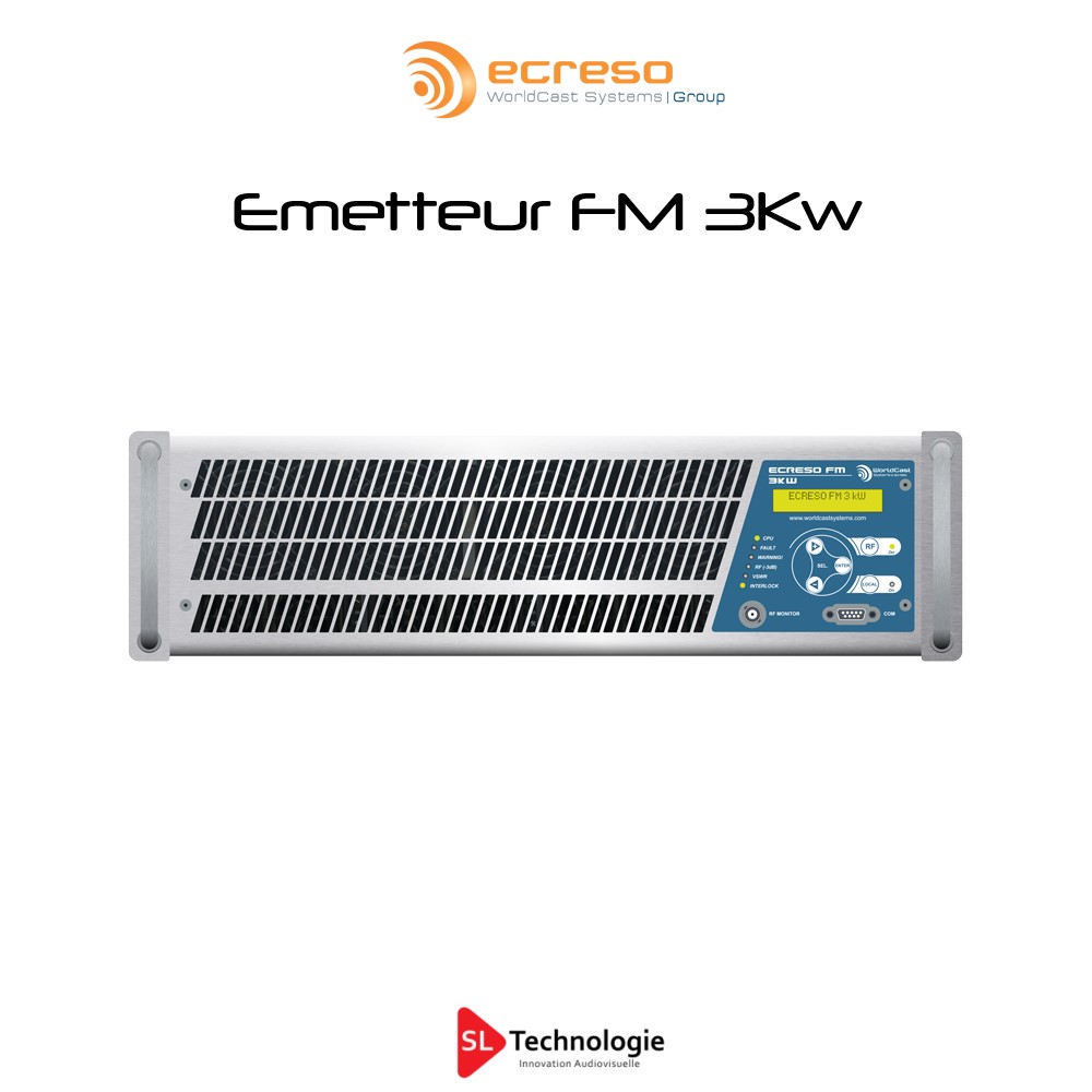 Emetteur FM 3Kw Ecreso