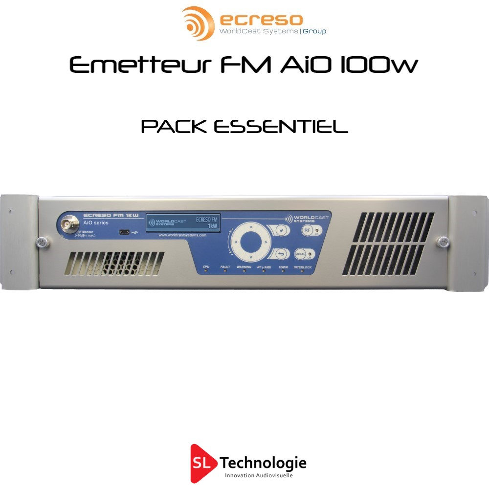 Emetteur FM AIO 100w Pack Essentiel ECRESO