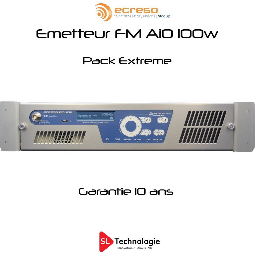 Emetteur FM AIO 100w Pack Extreme ECRESO