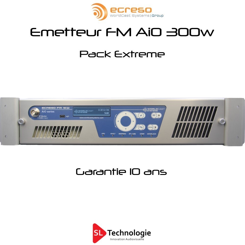 Emetteur FM AIO 300w Pack Extreme ECRESO