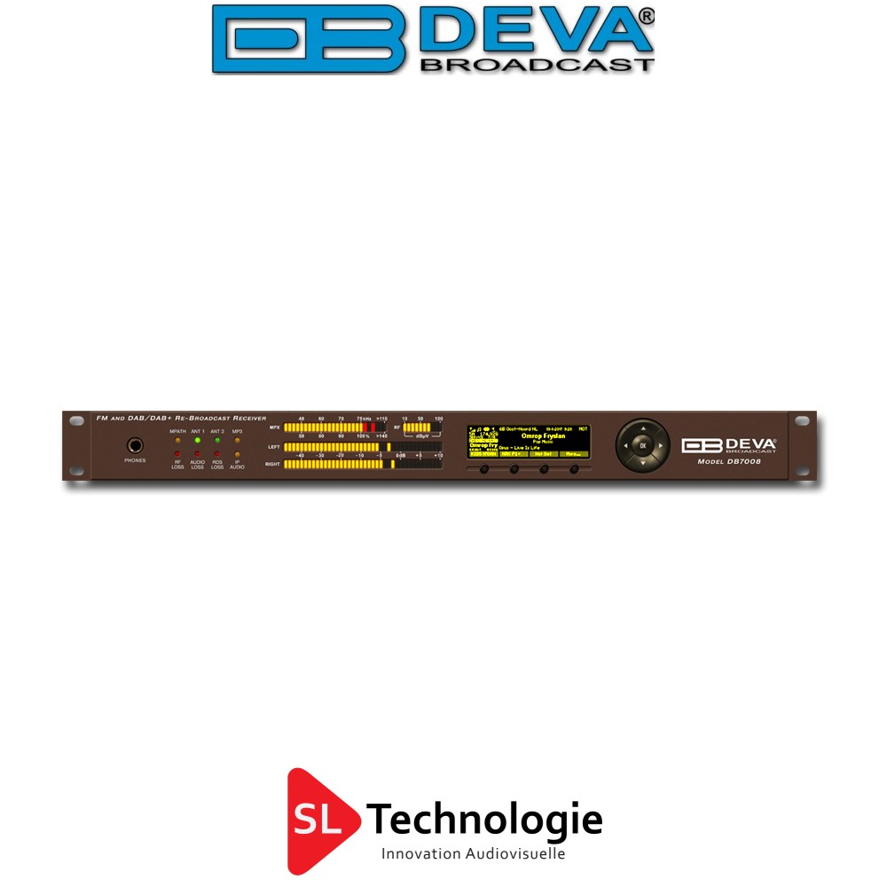 DB7008 DEVA BROADCAST Tuner FM et DAB/DAB+