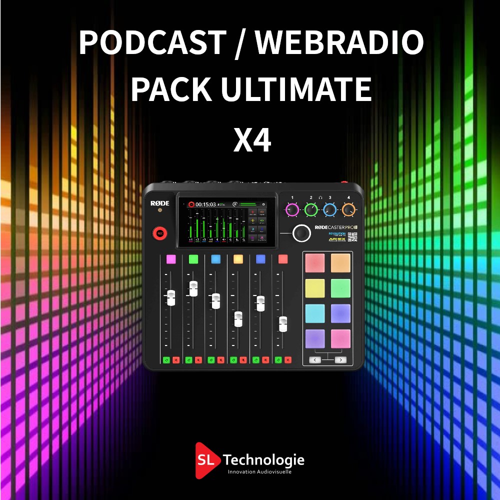 Pack Matériel Podcast WebRadio Ultimate X4