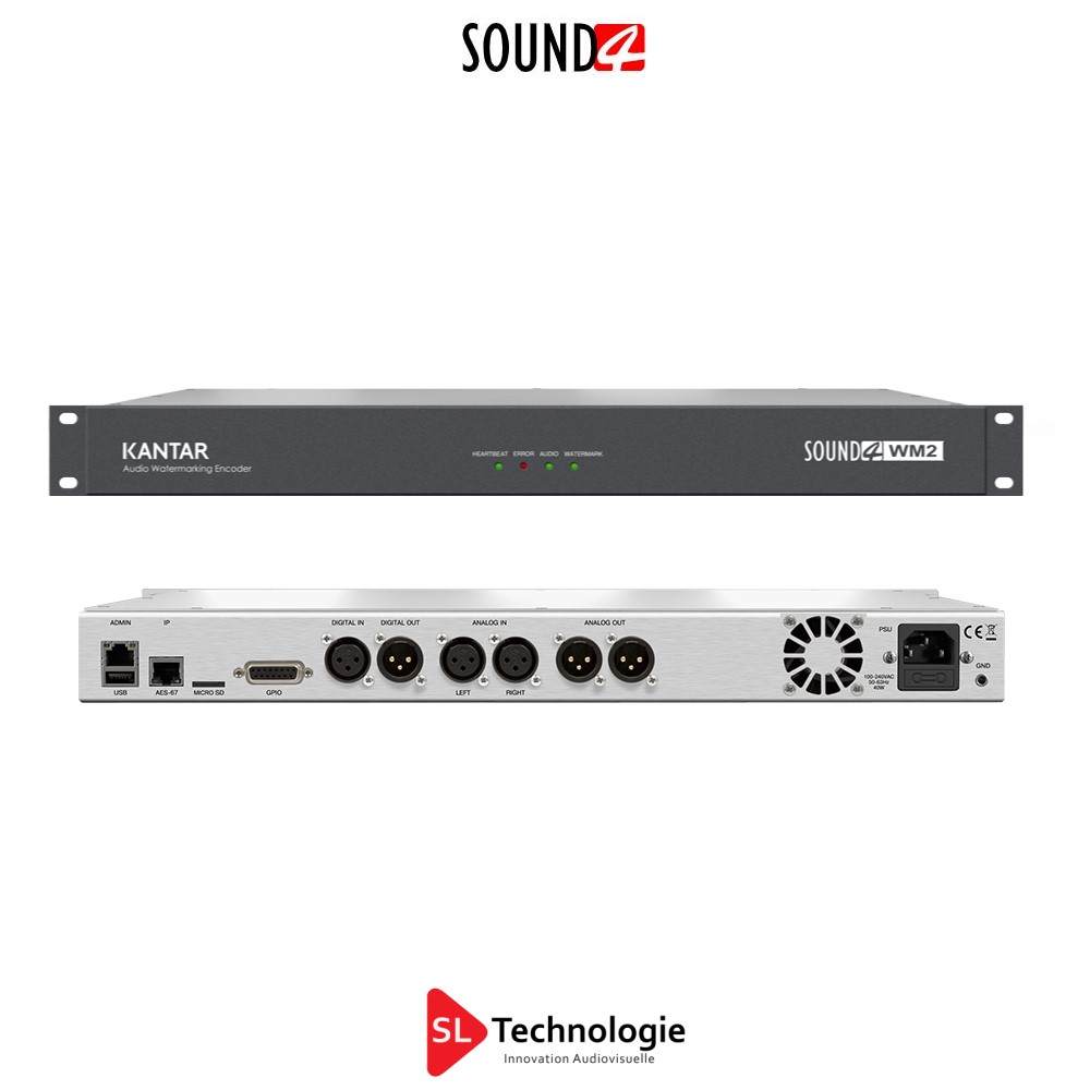 WM2 Watermarking Kantar Media SOUND4 - 4 Canaux