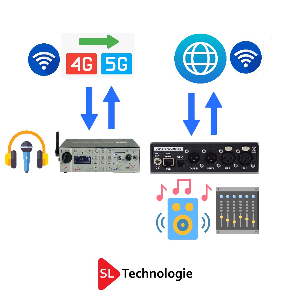 Transmission Audio Sans Fil Longue Portée – Mono