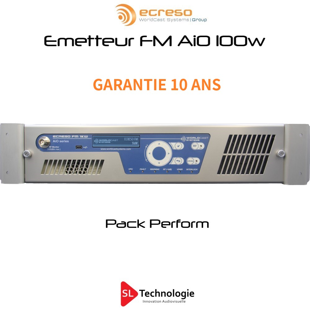 Emetteur FM AIO 100w Perform Garantie 10 Ans ECRESO