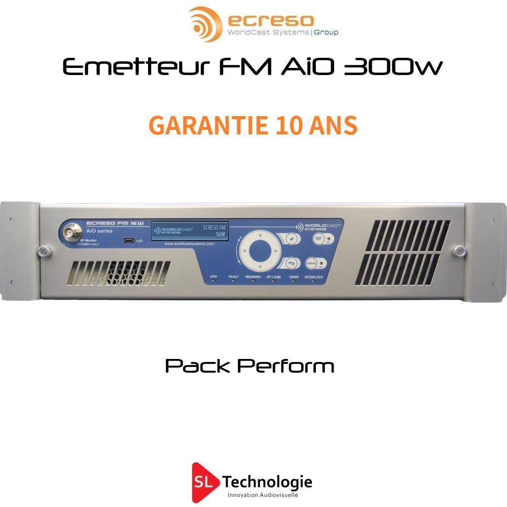 Emetteur FM AIO 300w Perform Garantie 10 ans ECRESO