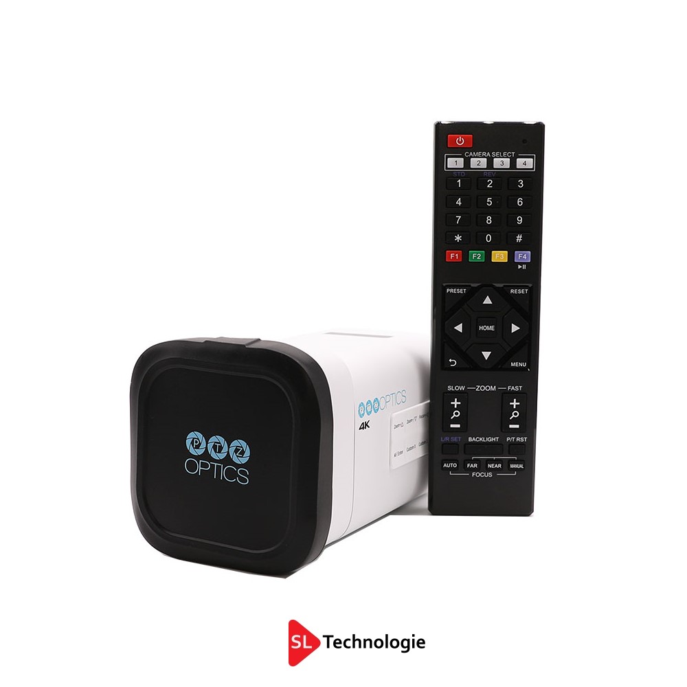 Studio 4K 12X PTZOptics Caméra Fixe BroadCast -WHITE
