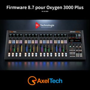 Lire la suite à propos de l’article Firmware 8.7 pour l&rsquo;Oxygen 3000 Plus – Disponible